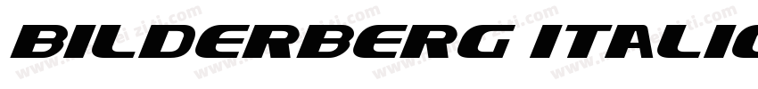 bilderberg italic字体转换